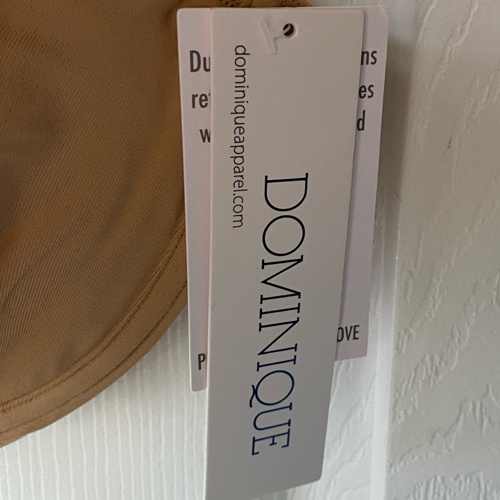 🆕 DOMINIQUE Marlena Medium Beige Seamless Everyday Sling Shaping Bra 7500 38G - Picture 5 of 10